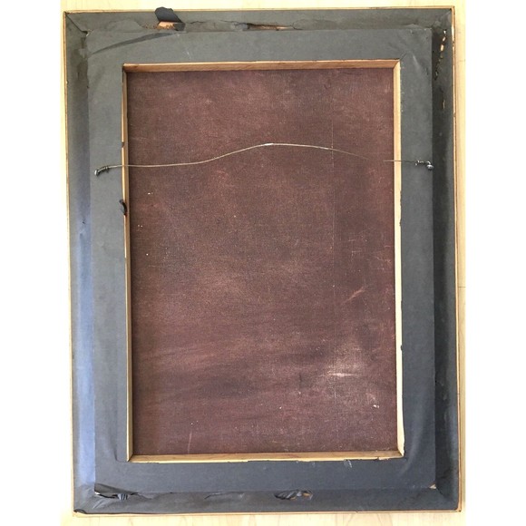 Cusco Peru Painting Archangel Warrior Acabucero Antique Art Oil on Canvas Framed - Picture 7 of 9